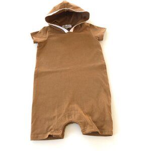 Kin+Kin Toffee Hooded One-piece